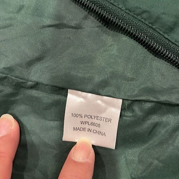 Green Bay Packers Mens Jacket Reebok NFL Football Zip-Up Windbreaker Size XL - Picture 5 of 9